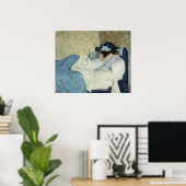 In bed van Federico Zandomeneghi Poster (Thuiskantoor)