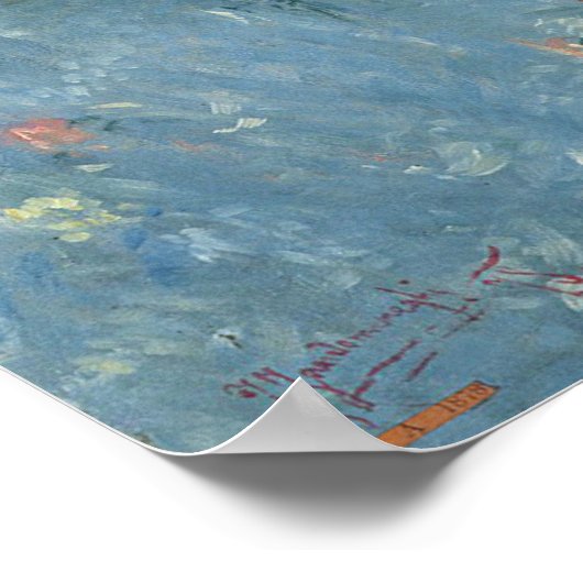 In bed van Federico Zandomeneghi Poster (Hoek)