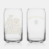 In Beer we trust Blikvorm Glas (Achterkant)