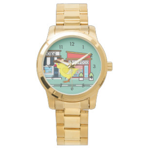 In beslag genomen Chick Goes Shopping Horloge