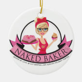 In beslag genomen door Love Baker keramische ornam Keramisch Ornament (Voorkant)