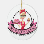 In beslag genomen door Love Baker keramische ornam Keramisch Ornament (Links)
