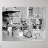 In beslag genomen moonshine stilstaand, 1922 poster (Voorkant)