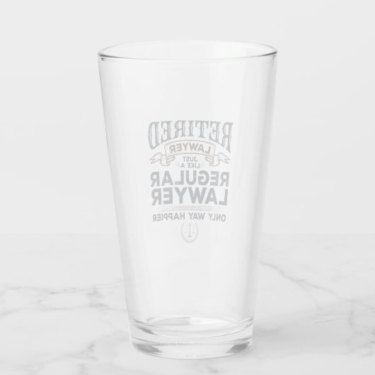 In beslag genomen procureur-generaal glas (Achterkant)