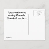 In beweging aankondigingskaart (Achterkant)