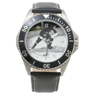 In beweging - Hockey Player Horloge
