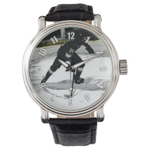 In beweging - Hockey Player Horloge