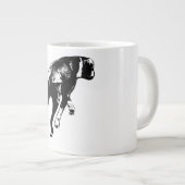 In beweging – Ink Mid-Stride Turn Grote Koffiekop (Voorkant rechts)