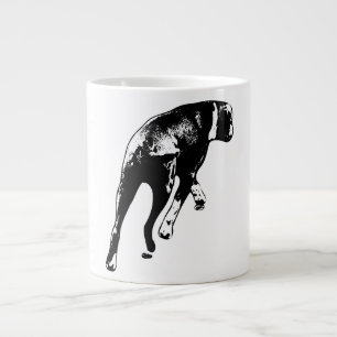 In beweging – Ink Mid-Stride Turn Grote Koffiekop