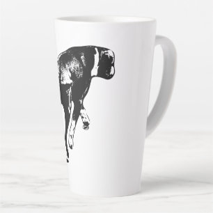 In beweging – Ink Mid-Stride Turn Latte Mok