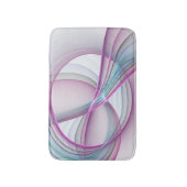 In Beweging, Moderne Abstract Kleurrijke Fractale Badmat (Voorkant Verticaal)