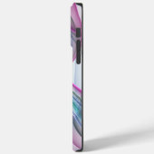 In Beweging, Moderne Abstract Kleurrijke Fractale  Case-Mate iPhone Case (Achterkant / Links)