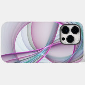 In Beweging, Moderne Abstract Kleurrijke Fractale  Case-Mate iPhone Case (Achterkant (horizontaal))