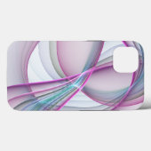 In Beweging, Moderne Abstract Kleurrijke Fractale Case-Mate iPhone Case (Achterkant (horizontaal))