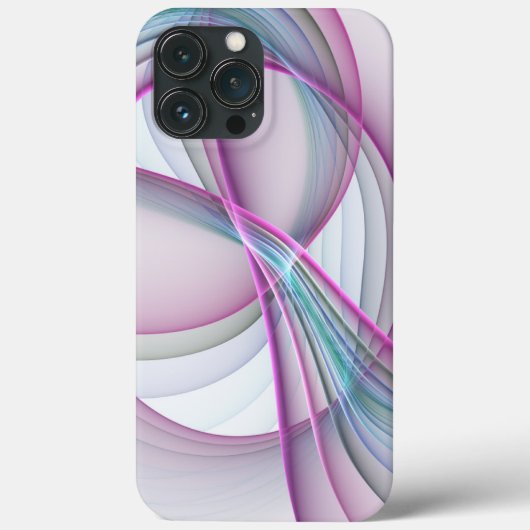In Beweging, Moderne Abstract Kleurrijke Fractale Case-Mate iPhone Case (Achterkant)