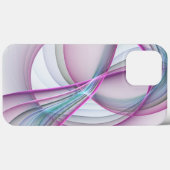 In Beweging, Moderne Abstract Kleurrijke Fractale Case-Mate iPhone Case (Achterkant (horizontaal))
