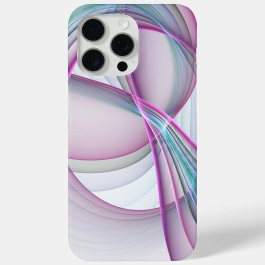 In Beweging, Moderne Abstract Kleurrijke Fractale Case-Mate iPhone Case (Achterkant)