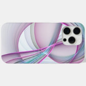 In Beweging, Moderne Abstract Kleurrijke Fractale Case-Mate iPhone Case (Achterkant (horizontaal))