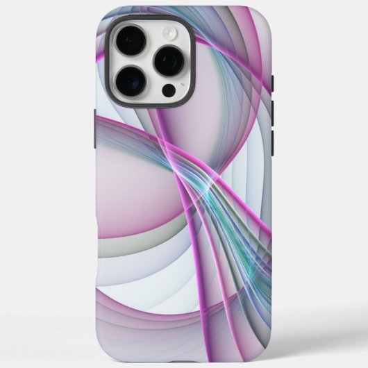 In Beweging, Moderne Abstract Kleurrijke Fractale  Case-Mate iPhone Case (Achterkant)