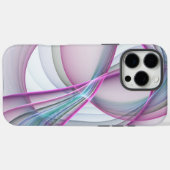In Beweging, Moderne Abstract Kleurrijke Fractale  Case-Mate iPhone Case (Achterkant (horizontaal))