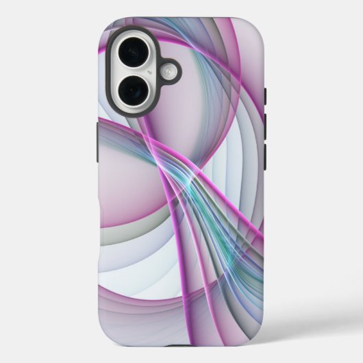 In Beweging, Moderne Abstract Kleurrijke Fractale Case-Mate iPhone Case (Achterkant)