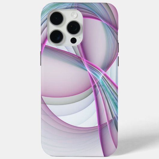 In Beweging, Moderne Abstract Kleurrijke Fractale Case-Mate iPhone Case (Achterkant)