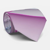 In Beweging, Moderne Abstract Kleurrijke Fractale Stropdas (Opgerold)