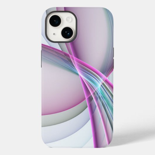 In beweging, moderne Abstracte kleurrijke fractale Case-Mate iPhone Case (Achterkant)