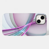 In beweging, moderne Abstracte kleurrijke fractale Case-Mate iPhone Case (Achterkant (horizontaal))