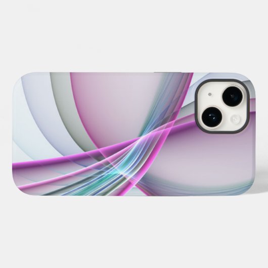 In beweging, moderne Abstracte kleurrijke fractale Case-Mate iPhone Case (Achterkant (horizontaal))