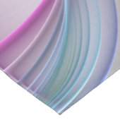 In beweging, moderne Abstracte kleurrijke fractale Korte Tafelloper (Hoek)