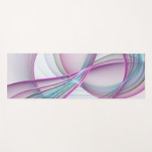 In beweging, moderne Abstracte kleurrijke fractale Yogamat (Voorkant (horizontaal))