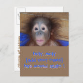 In beweging Nieuwe adresaankondiging Aankondigingskaart (Voorkant / Achterkant)