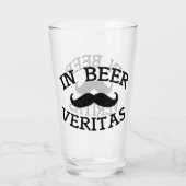 In Bier Veritas Bierglas Glas (Achterkant)