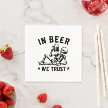 In bier vertrouwen wekken skelet Beer Pong