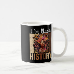 In Black History Month Black Melanine Afro Girl Ma Koffiemok