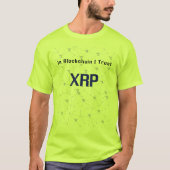 In Blockchain I Trust XRP ripple T-shirt (Voorkant)