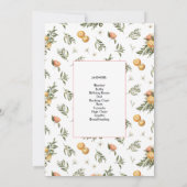 In bloei | Baby shower Word Scramble Game Kaart (Achterkant)