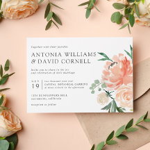 In bloei | Chic Botanical Pink Floral bruiloft