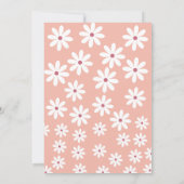 in bloei pampas gras baby meisje douche kaart (Achterkant)