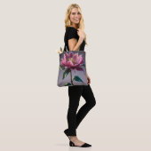 In bloei tote bag (Op model)