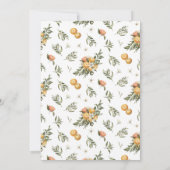 In Bloom Baby shower | Mama of Pappa Spel Kaart (Achterkant)