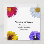 In Bloom Bruiloft  Save The Date (Achterkant)