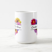 In Bloom - Hartvormig Bloemen Koffiemok (Center)