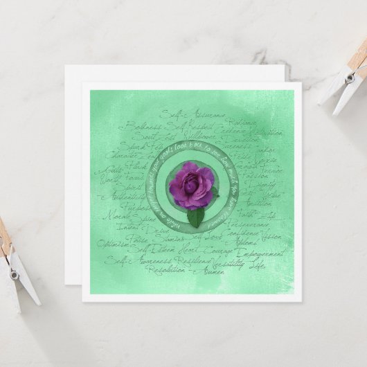 In Bloom Kaart (Voorkant / Achterkant in situ)