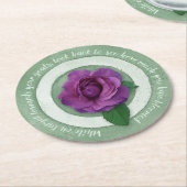 In Bloom Paper Coaster Ronde Kartonnen Onderzetter (Gebogen)