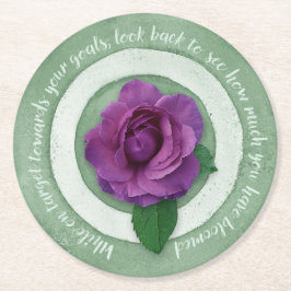 In Bloom Paper Coaster Ronde Kartonnen Onderzetter