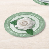 In Bloom Paper Coaster Ronde Kartonnen Onderzetter (Gebogen)