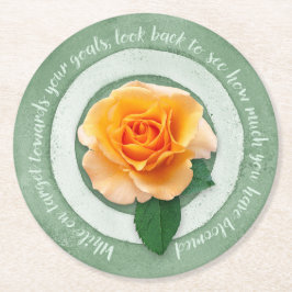 In Bloom Paper Coaster Ronde Kartonnen Onderzetter