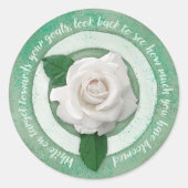 In Bloom Ronde Sticker (Voorkant)